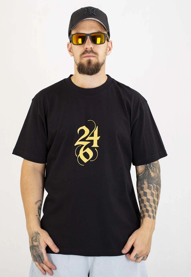 T-shirt Brain Dead Familia Cross 246 czarny