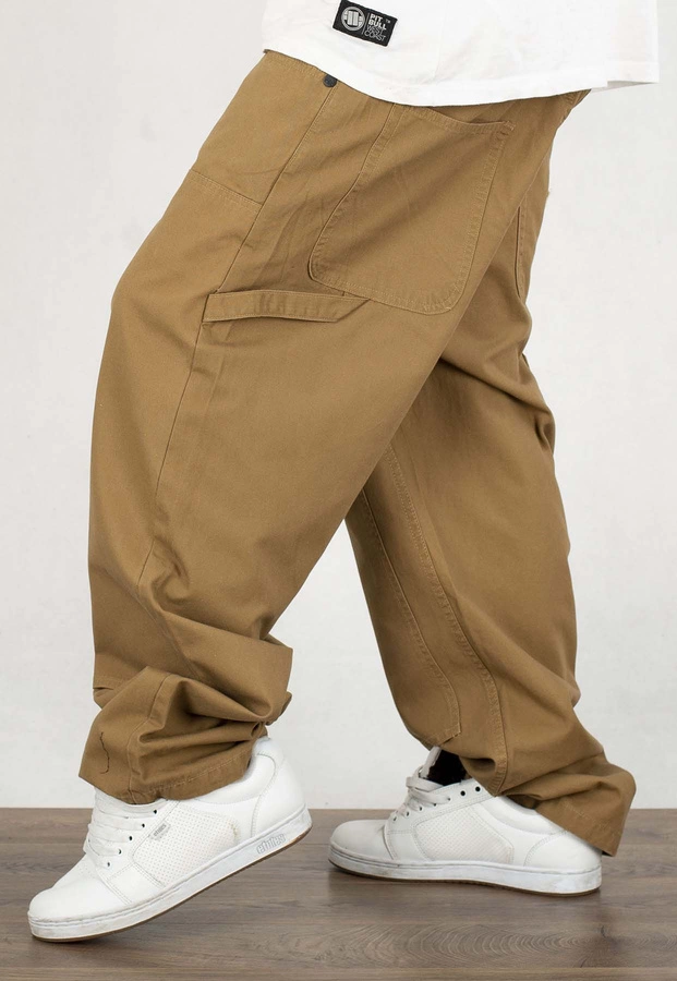 Spodnie Mass Pants Extra Baggy Fit Worker beżowe