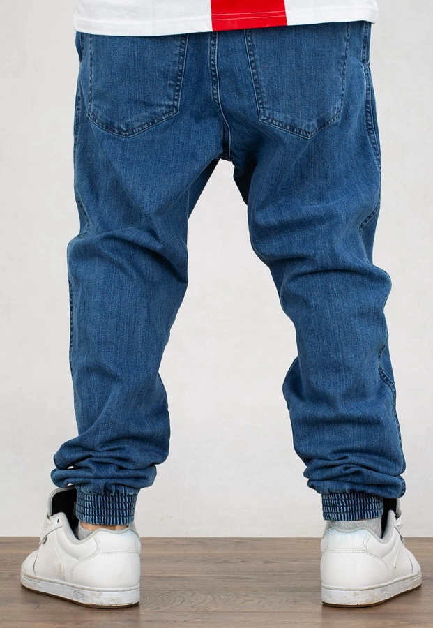 Spodnie El Polako Joggery Slim Jeans Sticker Front light