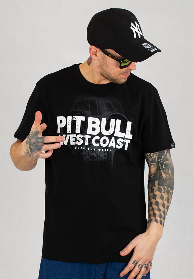 T-shirt Pit Bull Fuck The World '18 czarny