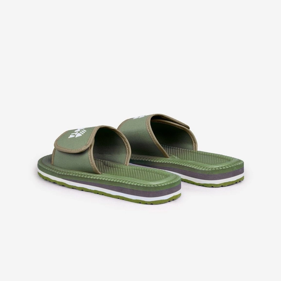 Klapki Kubota Rzep oliwkowe