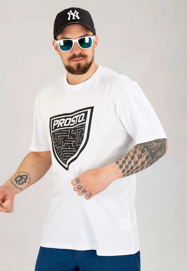 T-shirt Prosto Yumzle biały