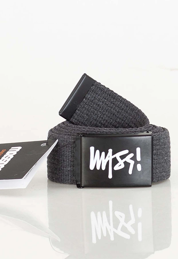 Pasek Mass Signature szary