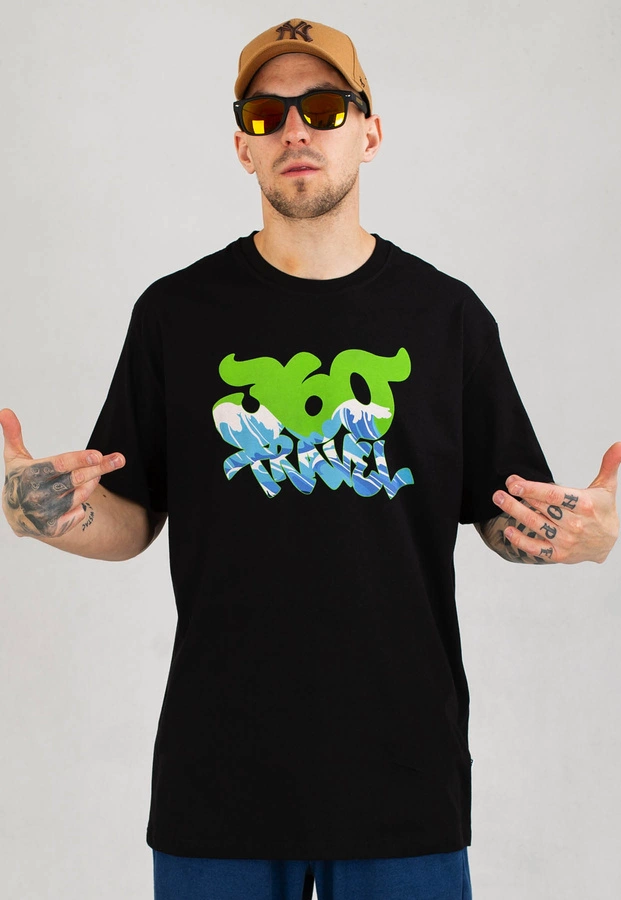 T-shirt 360CLTH Travel czarny