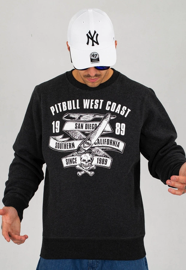 Bluza Pit Bull Oldschool Razor grafitowa