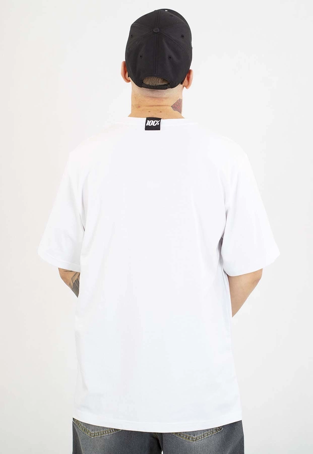 T-shirt Stoprocent Brandtab biały