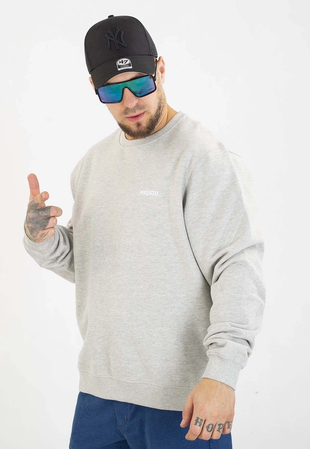 Bluza Prosto Bez Kaptura Infinity Logo szara