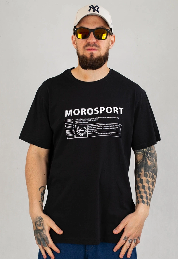 T-shirt Moro Sport Moro Rectangle Dark czarny