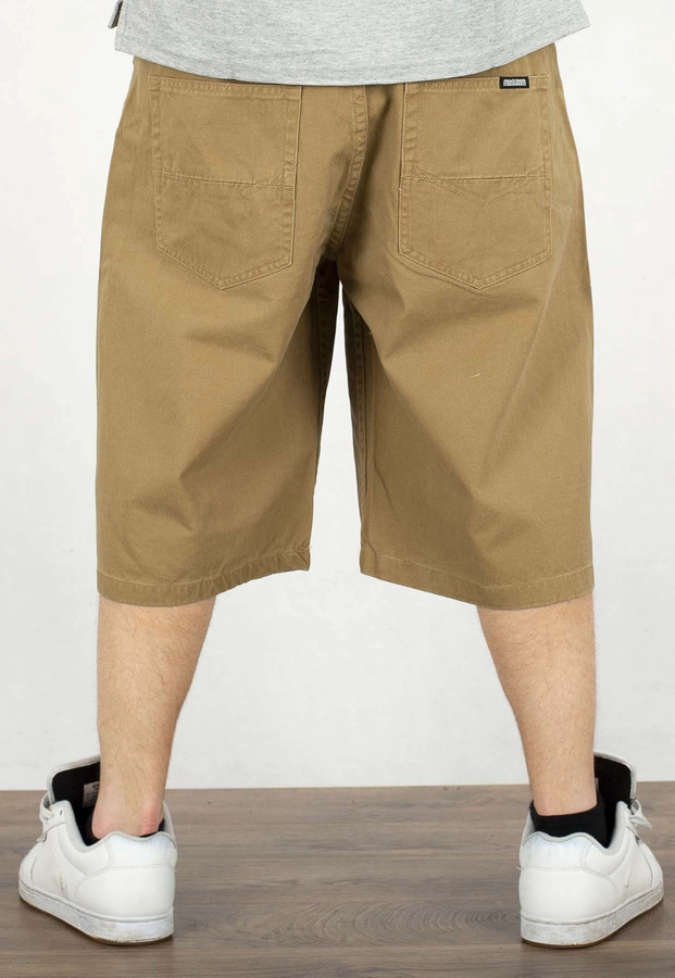 Spodenki Mass Pants Baggy Fit Slang beige