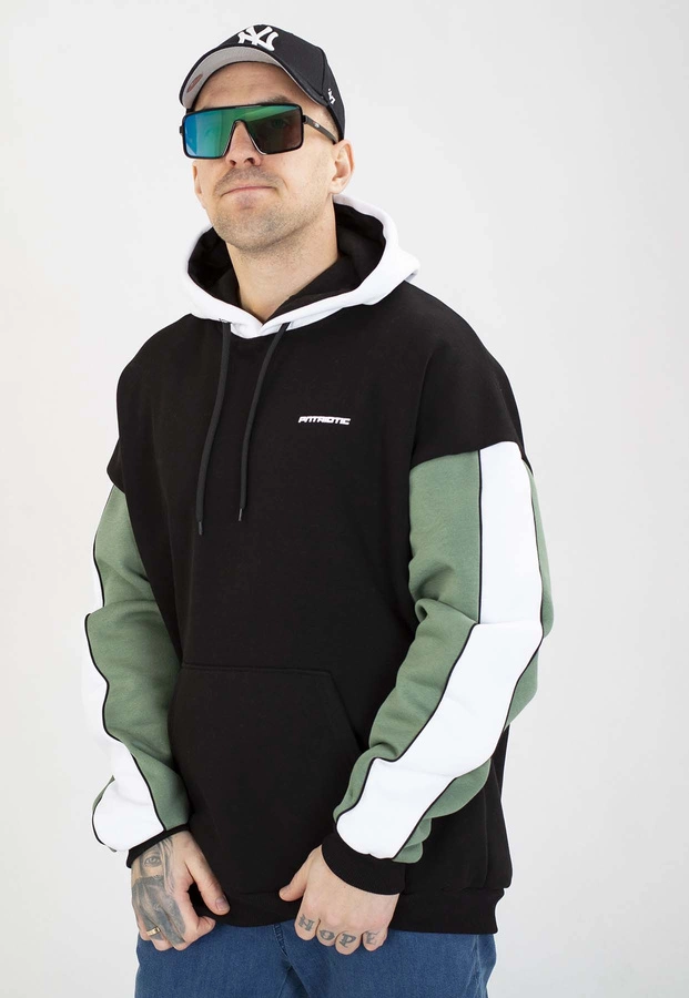 Bluza Patriotic Z Kapturem Solid Punch czarna