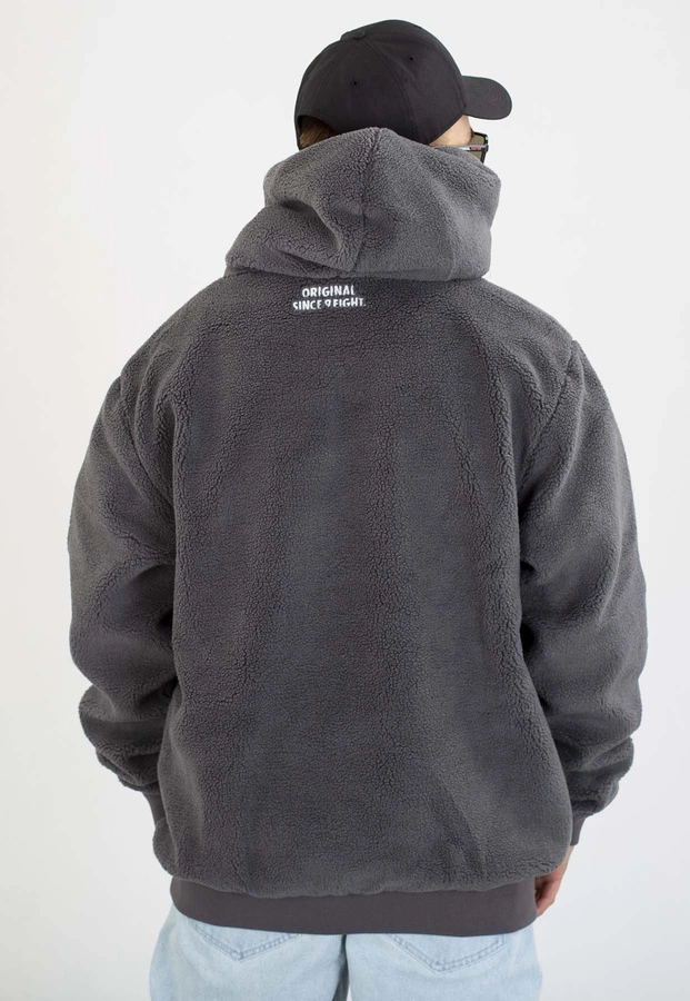Kurtka Mass Z Kapturem Zimowa Frontside 2.0 szara
