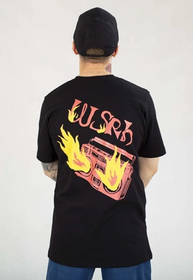 T-shirt WSRH Ghettoblaster czarny