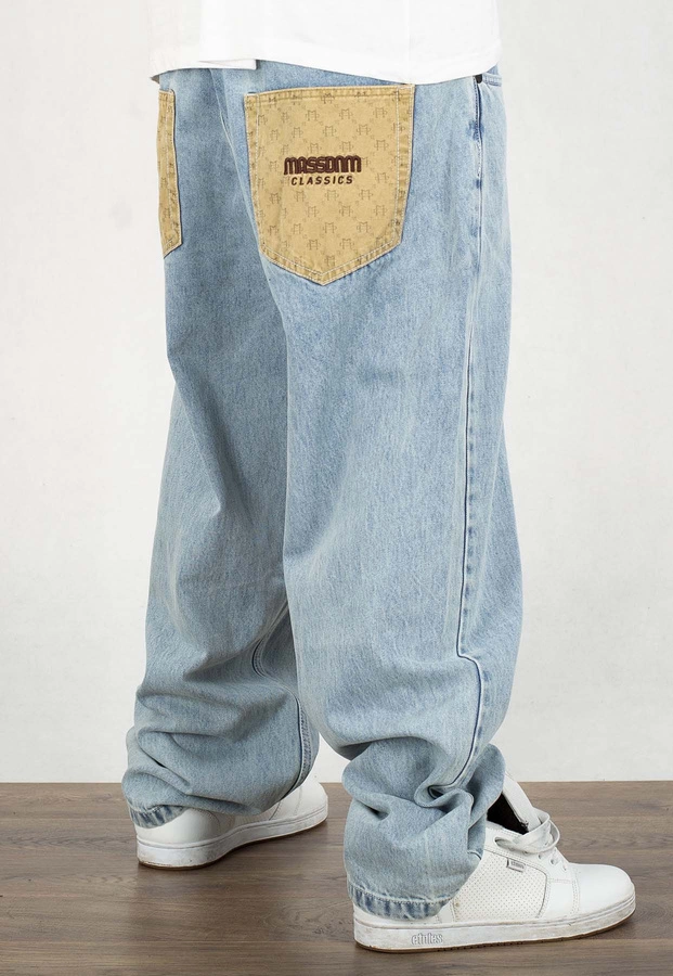 Spodnie Mass Jeans Extra Baggy Fit Nexus light blue