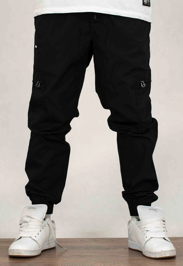 Spodnie Diamante Wear Jogger Cargo Unisex Rip Stop czarne