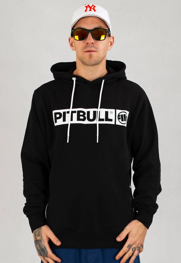 Bluza Pit Bull Z Kapturem Terry Group Hilltop czarna