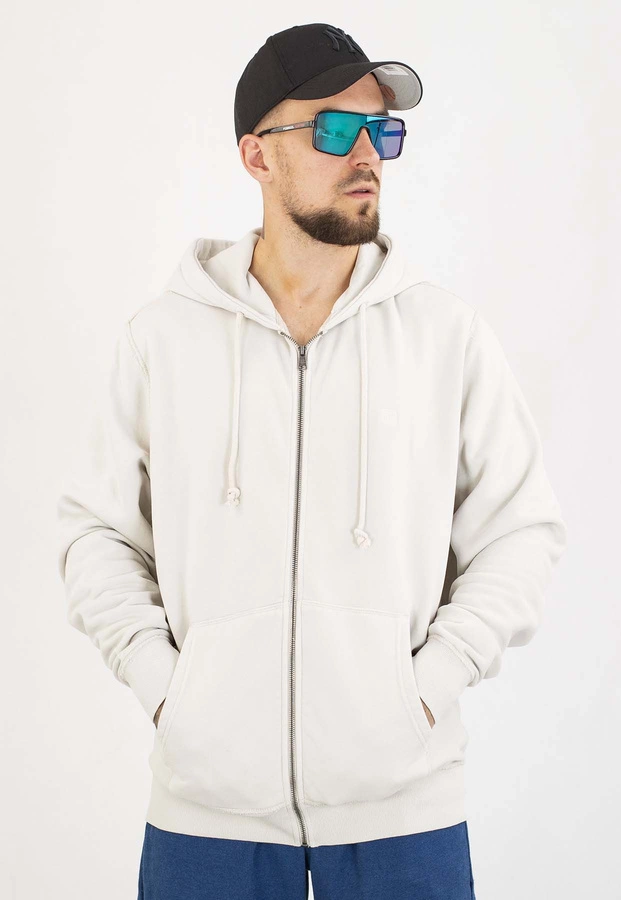 Bluza Pit Bull Z Kapturem ZIP Hackett white stone
