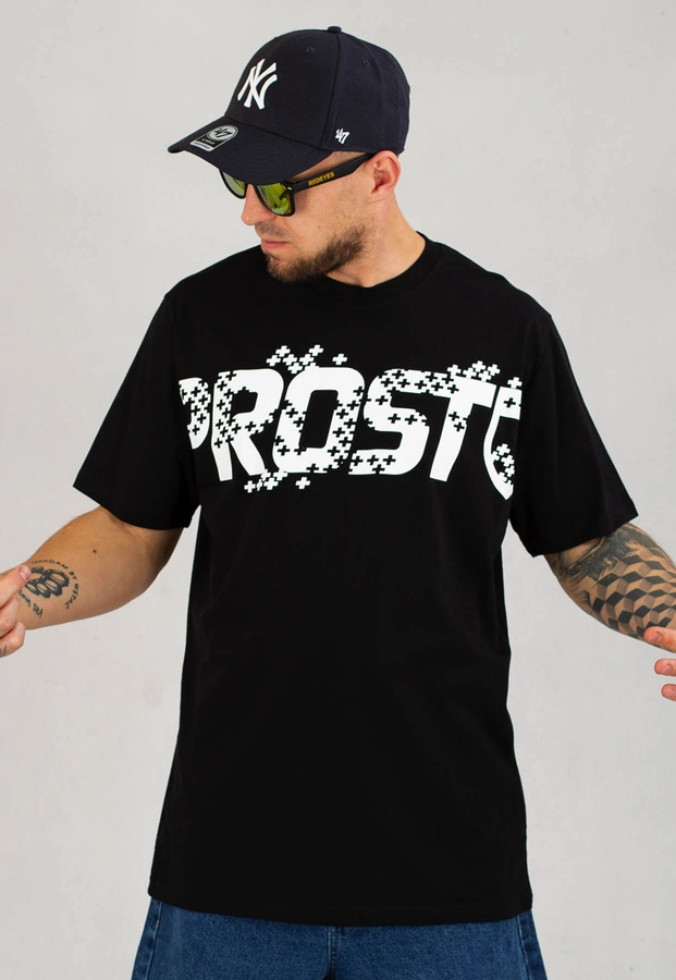 T-shirt Prosto Plusrain czarny