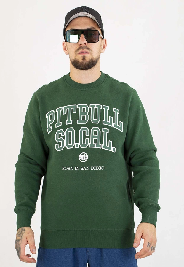 Bluza Pit Bull Bez Kaptura So Cal hunter green