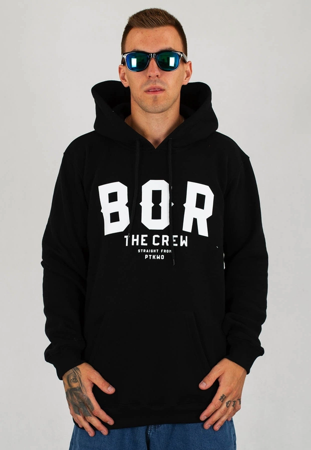 Bluza B.O.R. Biuro Ochrony Rapu Borcrew The Crew czarna