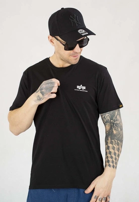 T-shirt Alpha Industries Basic Logo 258500 2Pack czarny biały