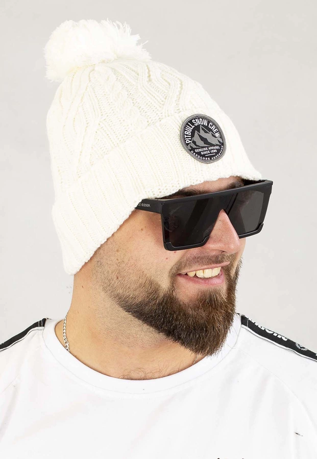 Czapka Zimowa Pit Bull Snow Crew white