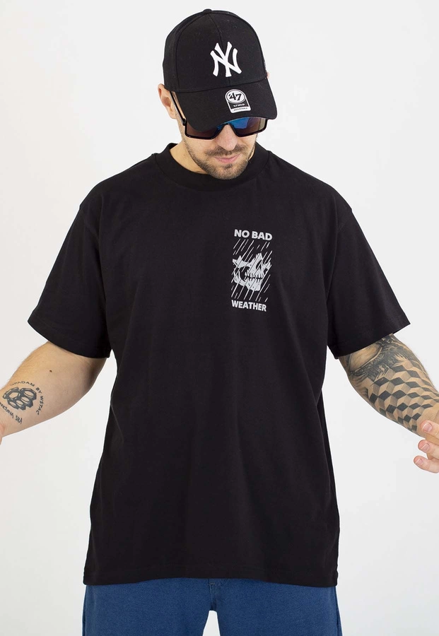 T-shirt Gawrosz No Bad Weather czarny