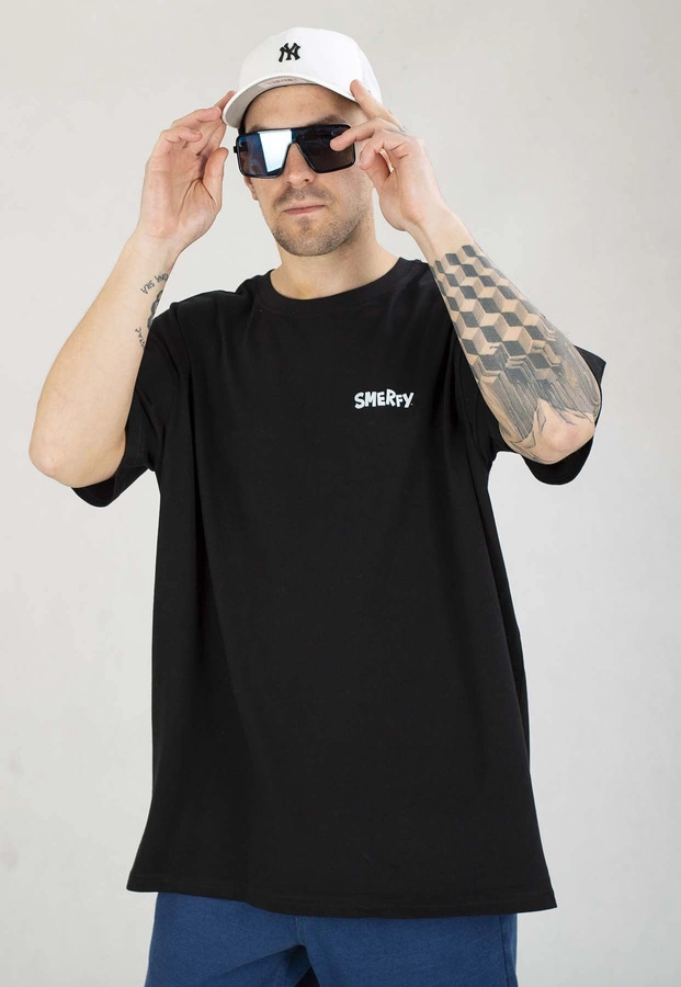 T-shirt Smerfy Baggy Escape czarny