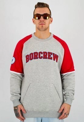 Bluza B.O.R. Biuro Ochrony Rapu College szara