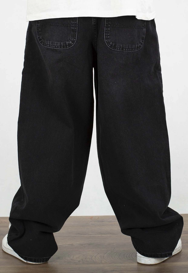 Spodnie I8 Denim BAG75 Baggy black stone