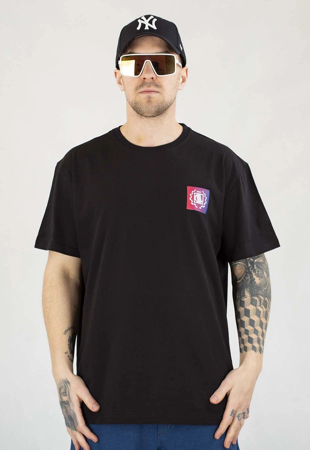 T-shirt Diil Gradient Square czarny