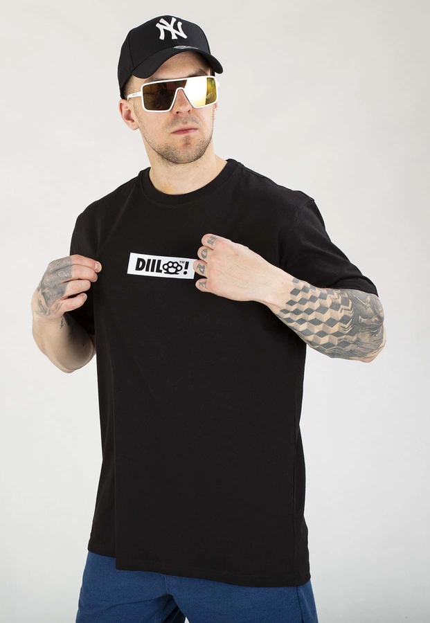 T-shirt Diil Kastet Frame czarny