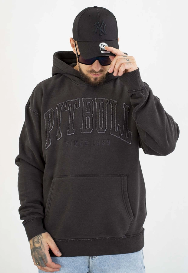 Bluza Pit Bull Z Kapturem Orlando washed dark graphite