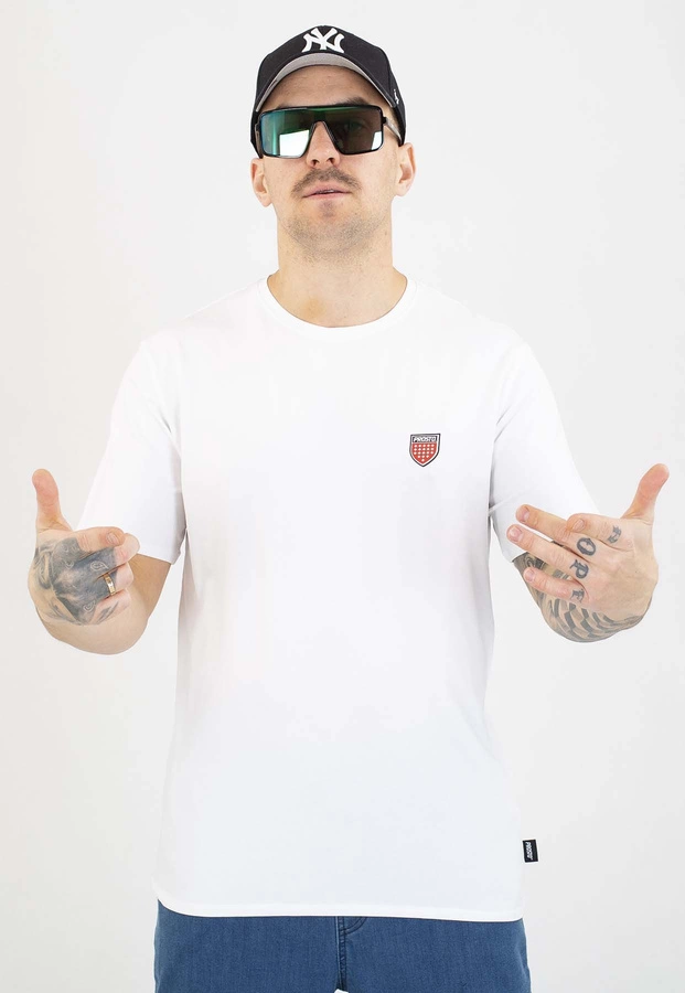 T-shirt Prosto Slim Shield white