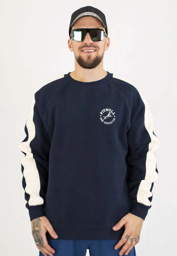 Bluza Pit Bull Bez Kaptura San Diego CA dark navy
