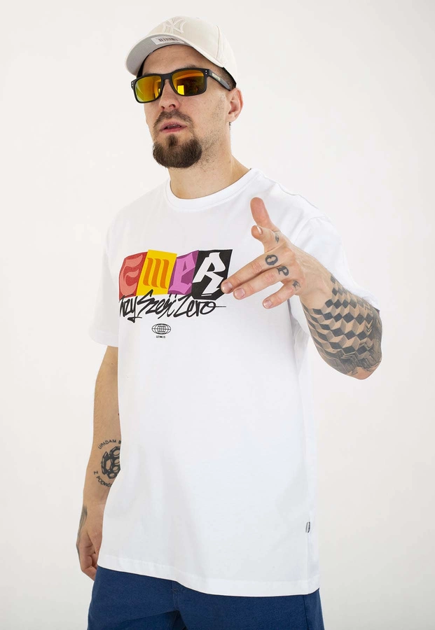 T-shirt 360CLTH Emer biały