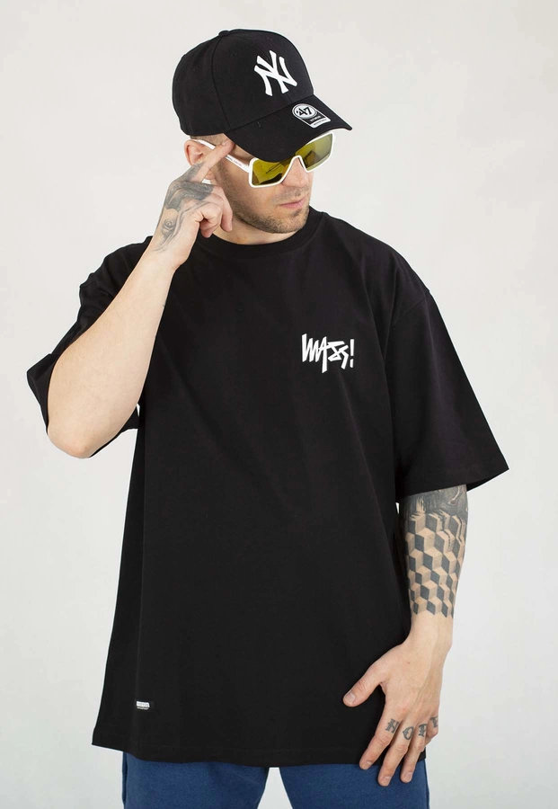 T-shirt Mass Maoi czarny