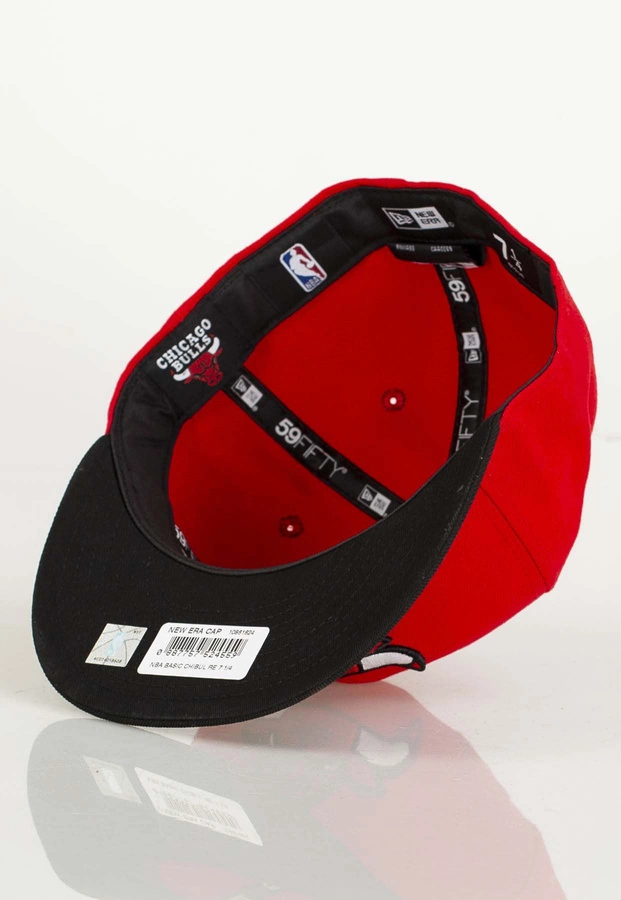 Czapka Full Cap New Era League Essential 59FIFTY® Chicago Bulls 10861624 czerwono czarna