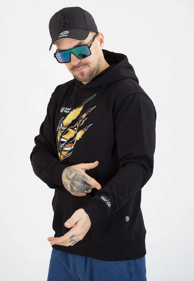 Bluza Środowisko Miejskie Z Kapturem Slash Bear czarna