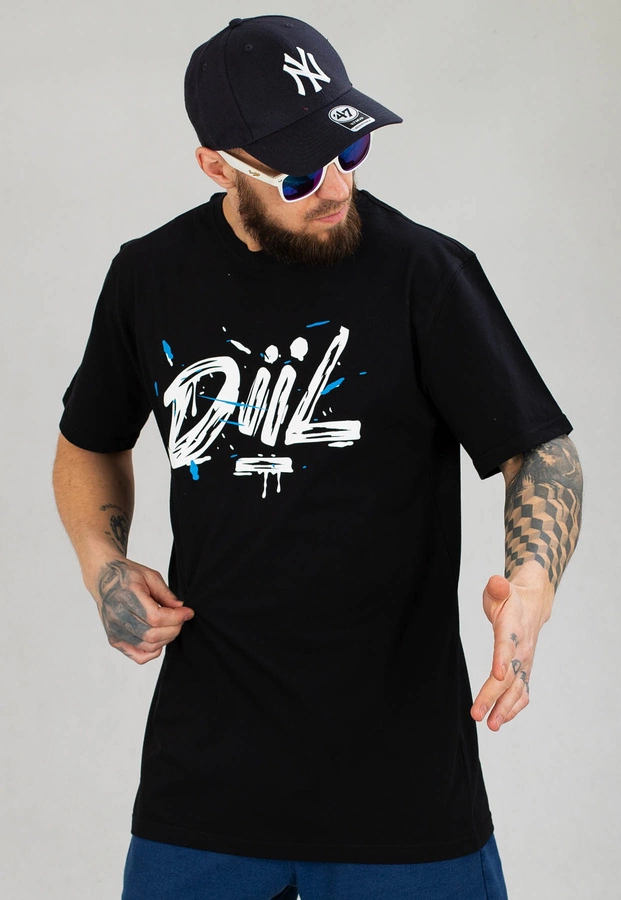 T-shirt Diil Splash czarny