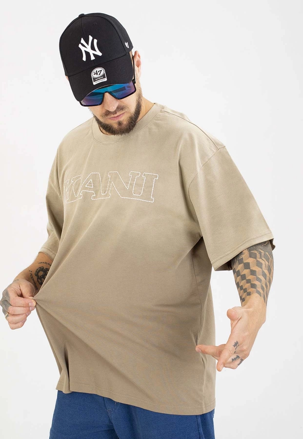 T-shirt Karl Kani Retro Washed PD00007529 brązowy