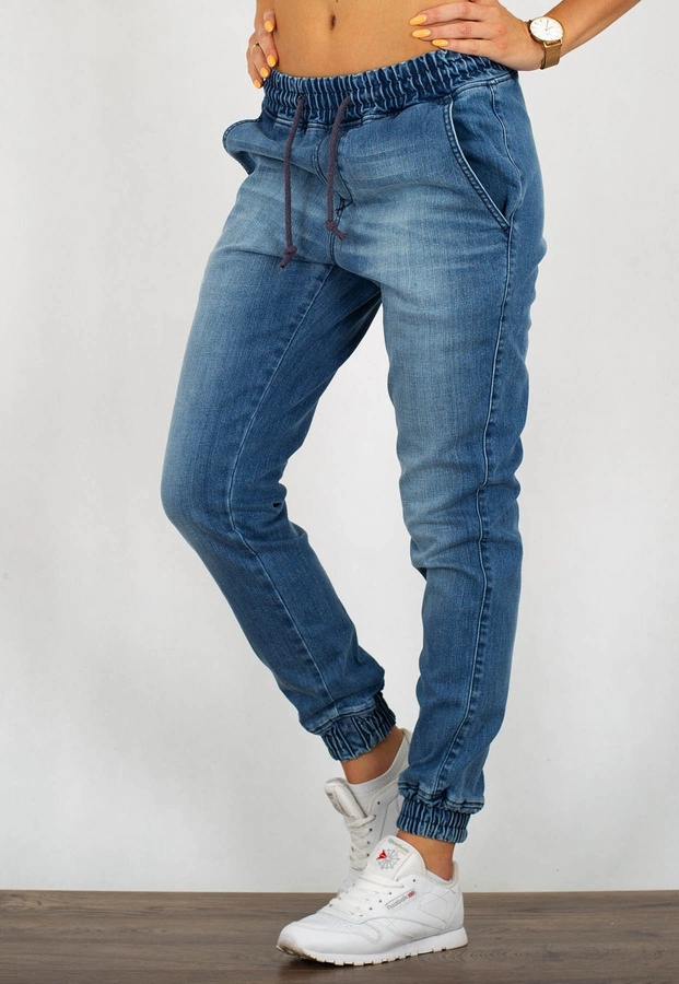 Spodnie Diamante Wear Jogger Unisex RM jasny jeans wyprany