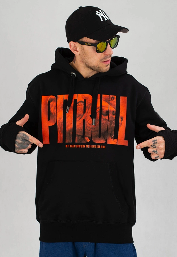 Bluza Pit Bull Orange Dog czarna