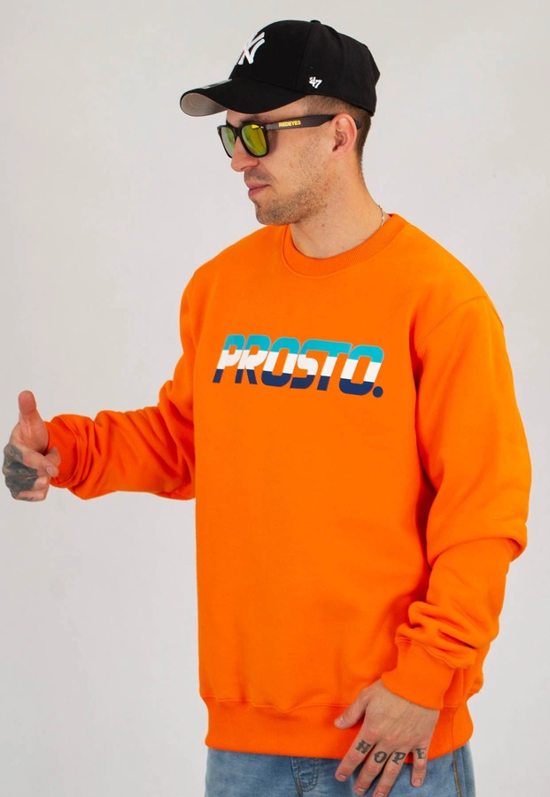 Bluza Prosto Cliche pomarańczowa