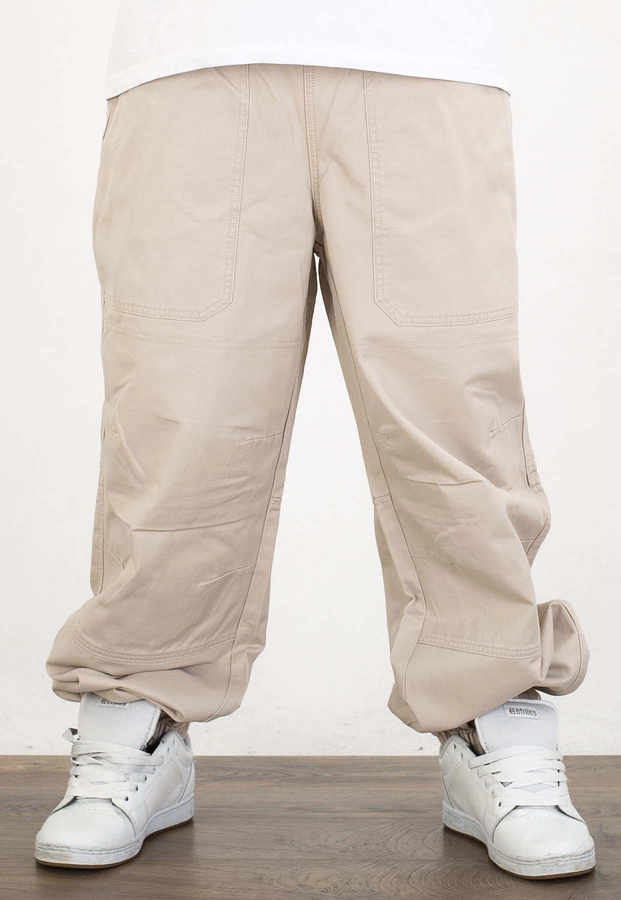 Spodnie Prosto Jogger Jeans Baggy Slate beżowe