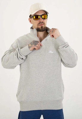 Bluza Prosto Bez Kaptura Essential Half Zip szara