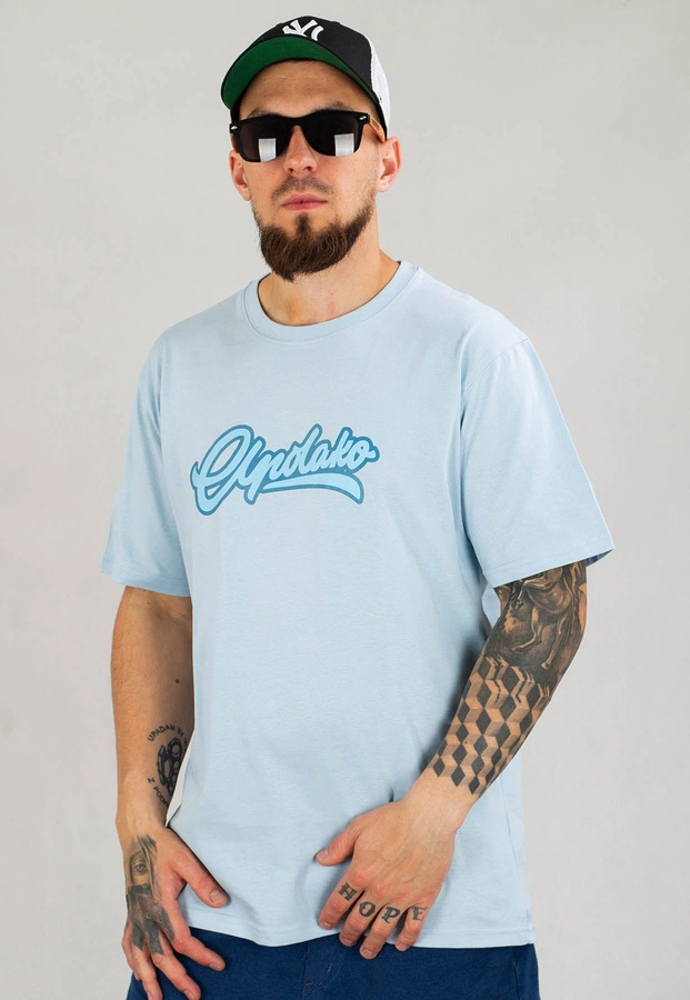 T-shirt El Polako Classic Outline jasno niebieski