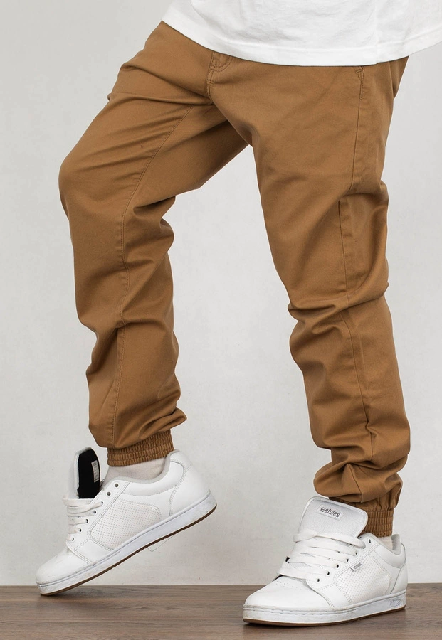 Spodnie Prosto Chino Jogger Call camel