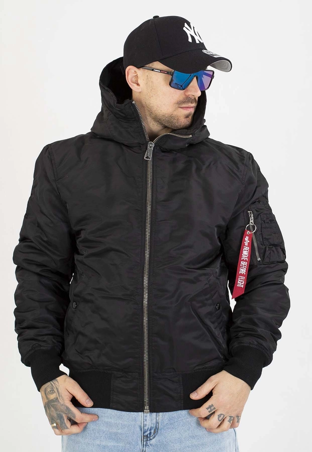 Kurtka Alpha Industries Zimowa MA-1 158104 czarna