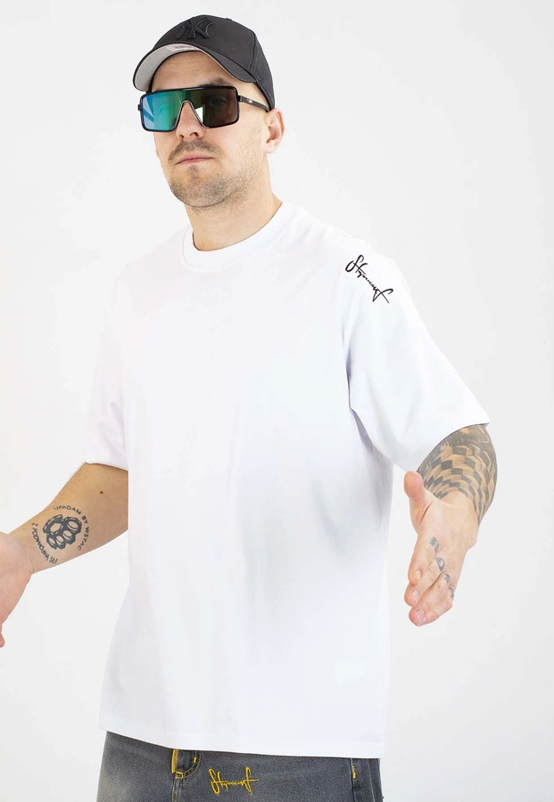 T-shirt Stoprocent Haftbark biały