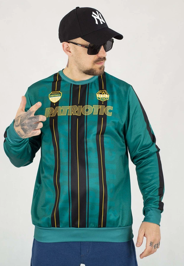 Bluza Patriotic Bez Kaptura F-Football Green zielona